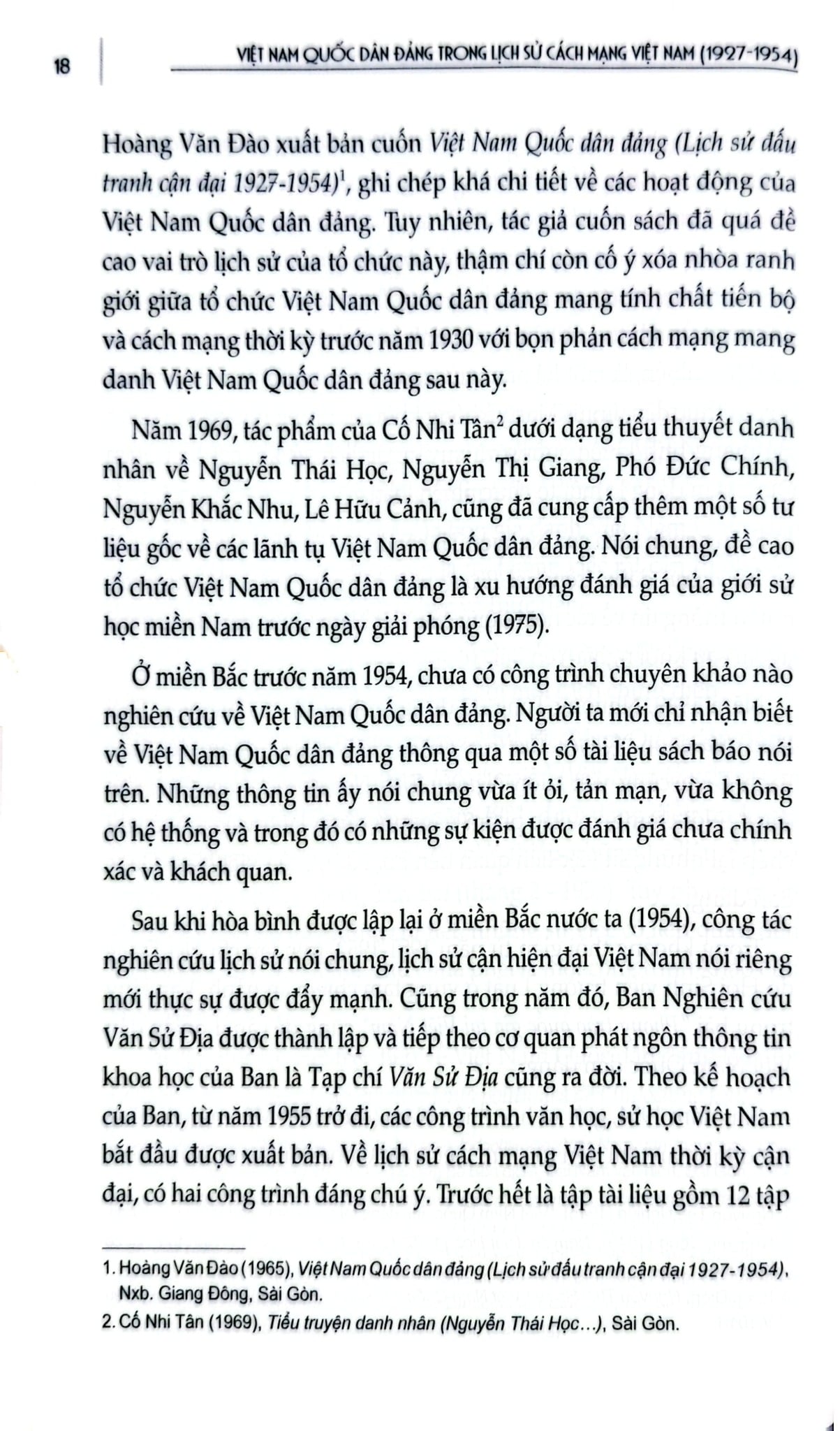 Việt Nam Quốc Dân Đảng Trong Lịch Sử Cách Mạng Việt Nam (1927-1954) - GS.TS. Nguyễn Văn Khánh