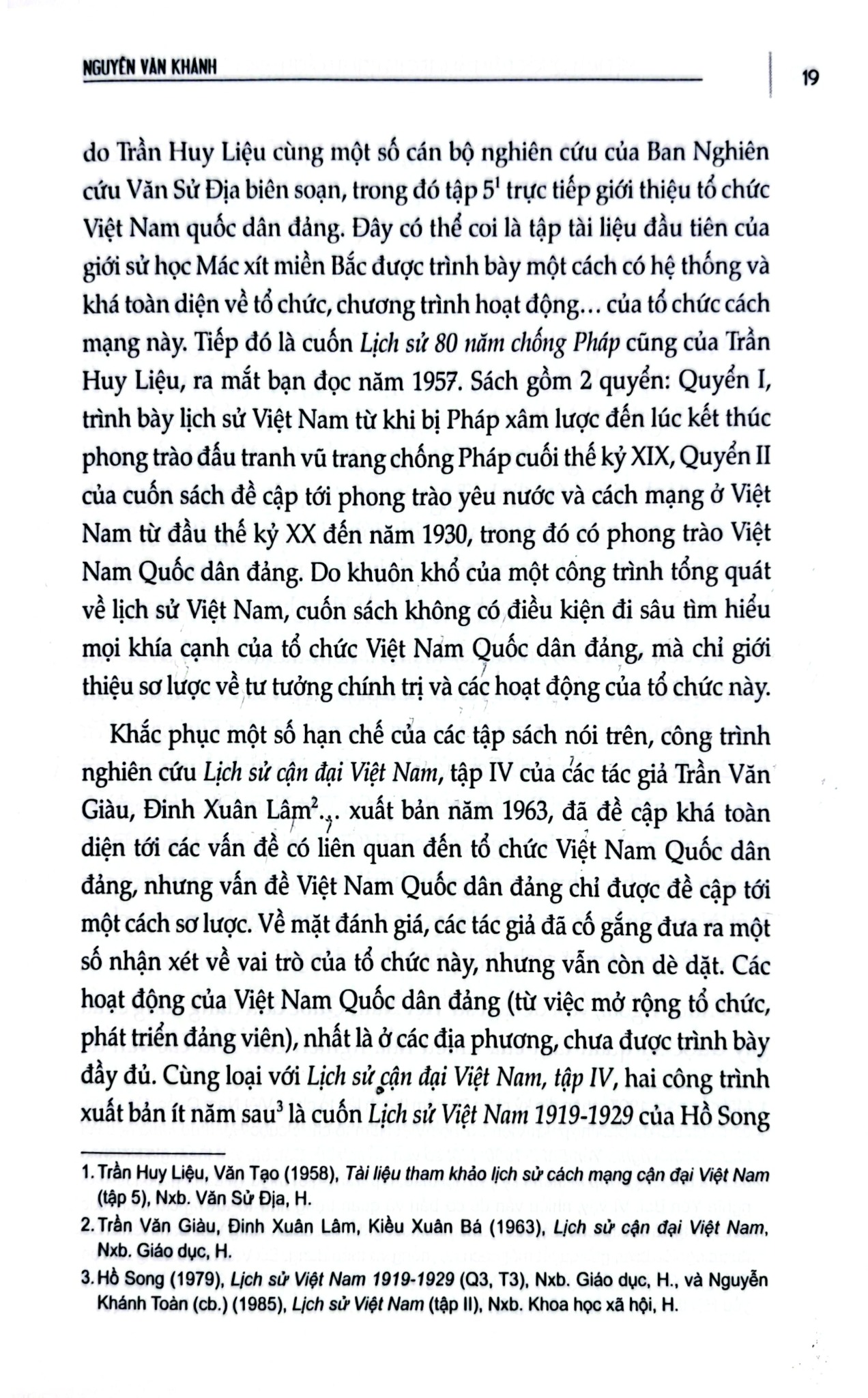 Việt Nam Quốc Dân Đảng Trong Lịch Sử Cách Mạng Việt Nam (1927-1954) - GS.TS. Nguyễn Văn Khánh