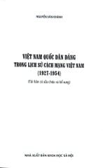 Việt Nam Quốc Dân Đảng Trong Lịch Sử Cách Mạng Việt Nam (1927-1954) - GS.TS. Nguyễn Văn Khánh