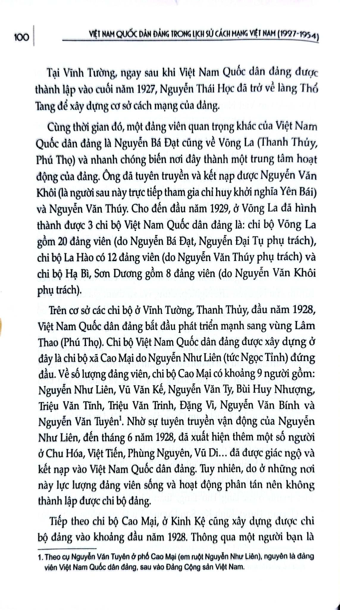 Việt Nam Quốc Dân Đảng Trong Lịch Sử Cách Mạng Việt Nam (1927-1954) - GS.TS. Nguyễn Văn Khánh