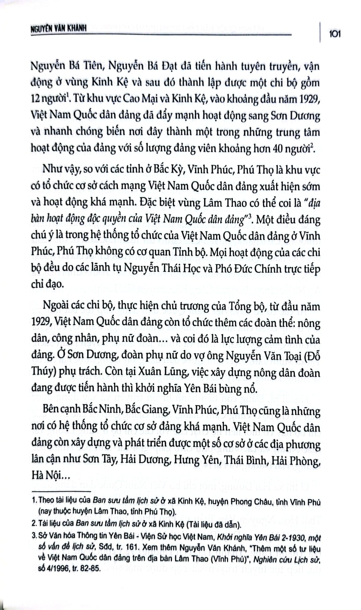Việt Nam Quốc Dân Đảng Trong Lịch Sử Cách Mạng Việt Nam (1927-1954) - GS.TS. Nguyễn Văn Khánh