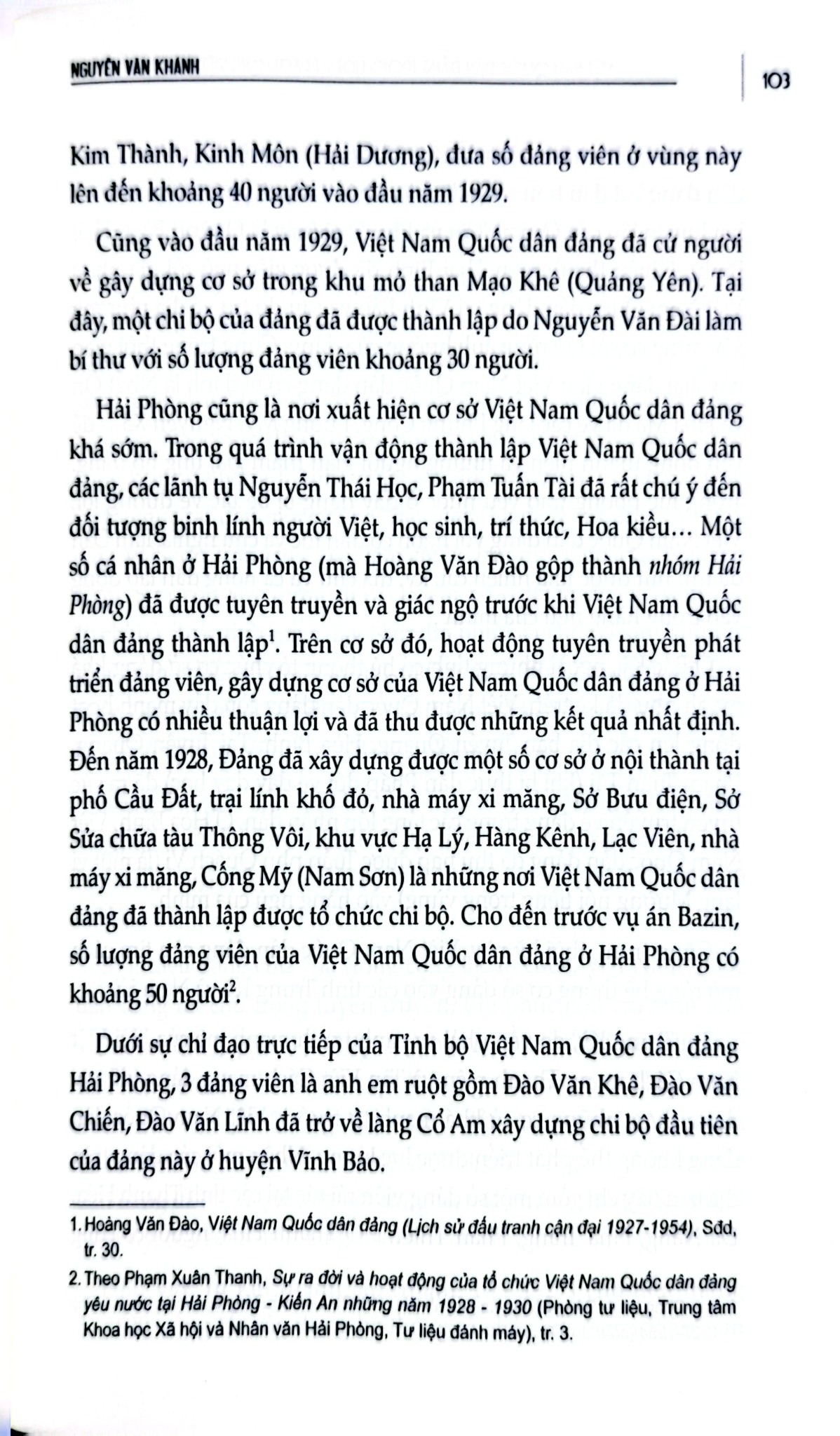 Việt Nam Quốc Dân Đảng Trong Lịch Sử Cách Mạng Việt Nam (1927-1954) - GS.TS. Nguyễn Văn Khánh