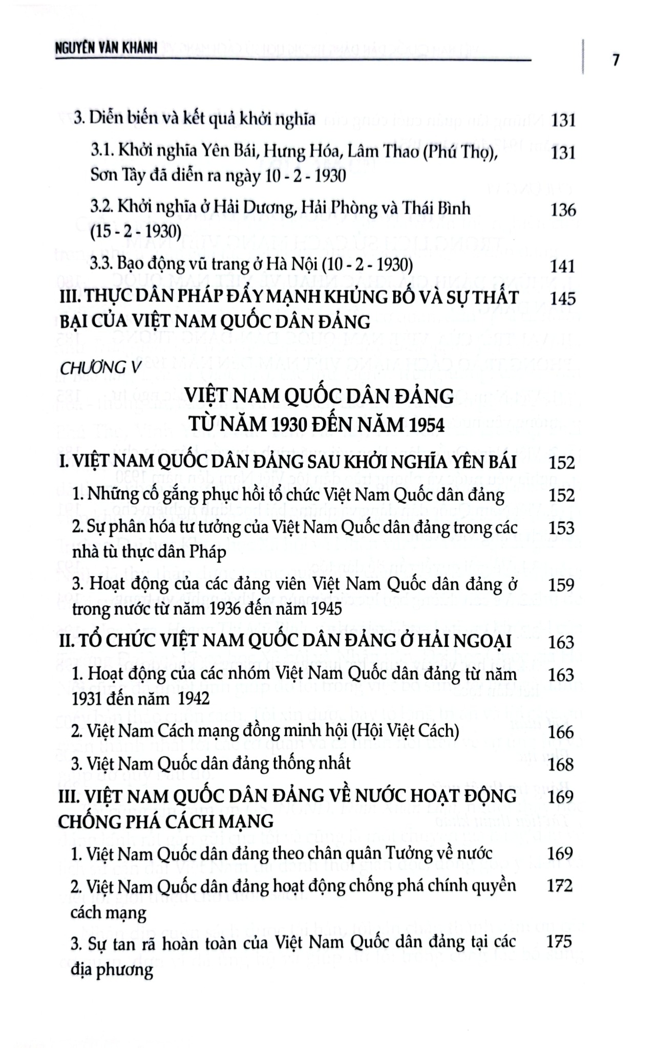 Việt Nam Quốc Dân Đảng Trong Lịch Sử Cách Mạng Việt Nam (1927-1954) - GS.TS. Nguyễn Văn Khánh