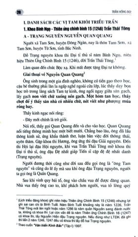 Các Vị Trạng Nguyên, Bảng Nhãn, Thám Hoa Qua Các Triều Đại Phong Kiến Việt Nam - Trần Hồng Đức 