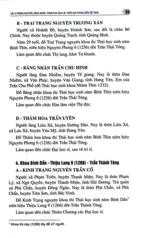  Các Vị Trạng Nguyên, Bảng Nhãn, Thám Hoa Qua Các Triều Đại Phong Kiến Việt Nam - Trần Hồng Đức 