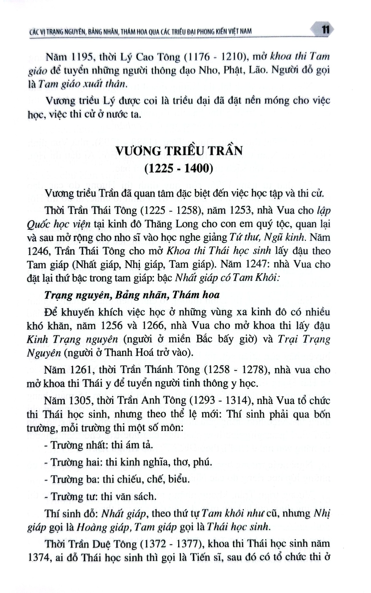 Các Vị Trạng Nguyên, Bảng Nhãn, Thám Hoa Qua Các Triều Đại Phong Kiến Việt Nam - Trần Hồng Đức