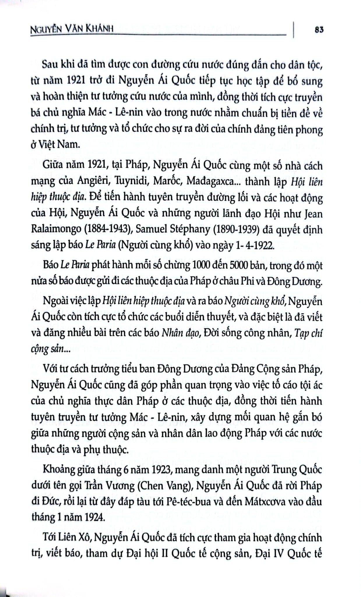 Việt Nam 1919-1930 Thời Kỳ Tìm Tòi Và Định Hướng - GS.TS. Nguyễn Văn Khánh