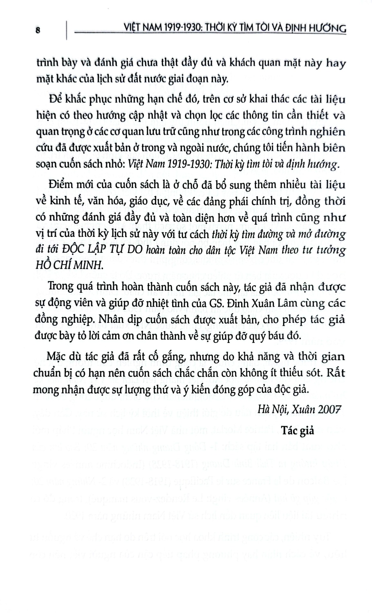 Việt Nam 1919-1930 Thời Kỳ Tìm Tòi Và Định Hướng - GS.TS. Nguyễn Văn Khánh