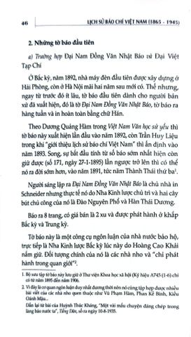  Lịch Sử Báo Chí Việt Nam (1865-1945) - Đỗ Quang Hưng 
