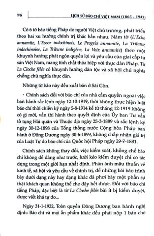  Lịch Sử Báo Chí Việt Nam (1865-1945) - Đỗ Quang Hưng 