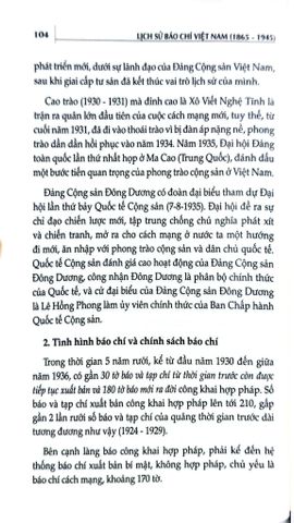  Lịch Sử Báo Chí Việt Nam (1865-1945) - Đỗ Quang Hưng 