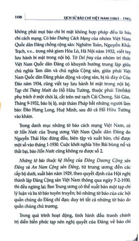  Lịch Sử Báo Chí Việt Nam (1865-1945) - Đỗ Quang Hưng 