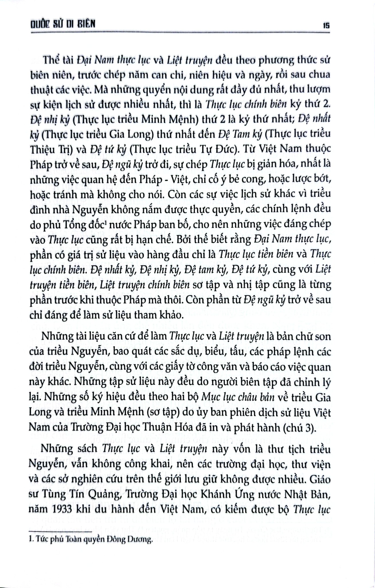 Quốc Sử Di Biên - Nhà nghiên cứu. Phan Thúc Trực
