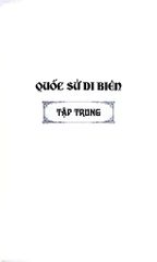 Quốc Sử Di Biên - Nhà nghiên cứu. Phan Thúc Trực
