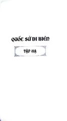 Quốc Sử Di Biên - Nhà nghiên cứu. Phan Thúc Trực
