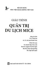 Combo 2 Cuốn Giáo Trình ( Quản Trị Du Lịch MICE + Nghiệp Vụ Tổ Chức Sự Kiện Trong Du Lịch )