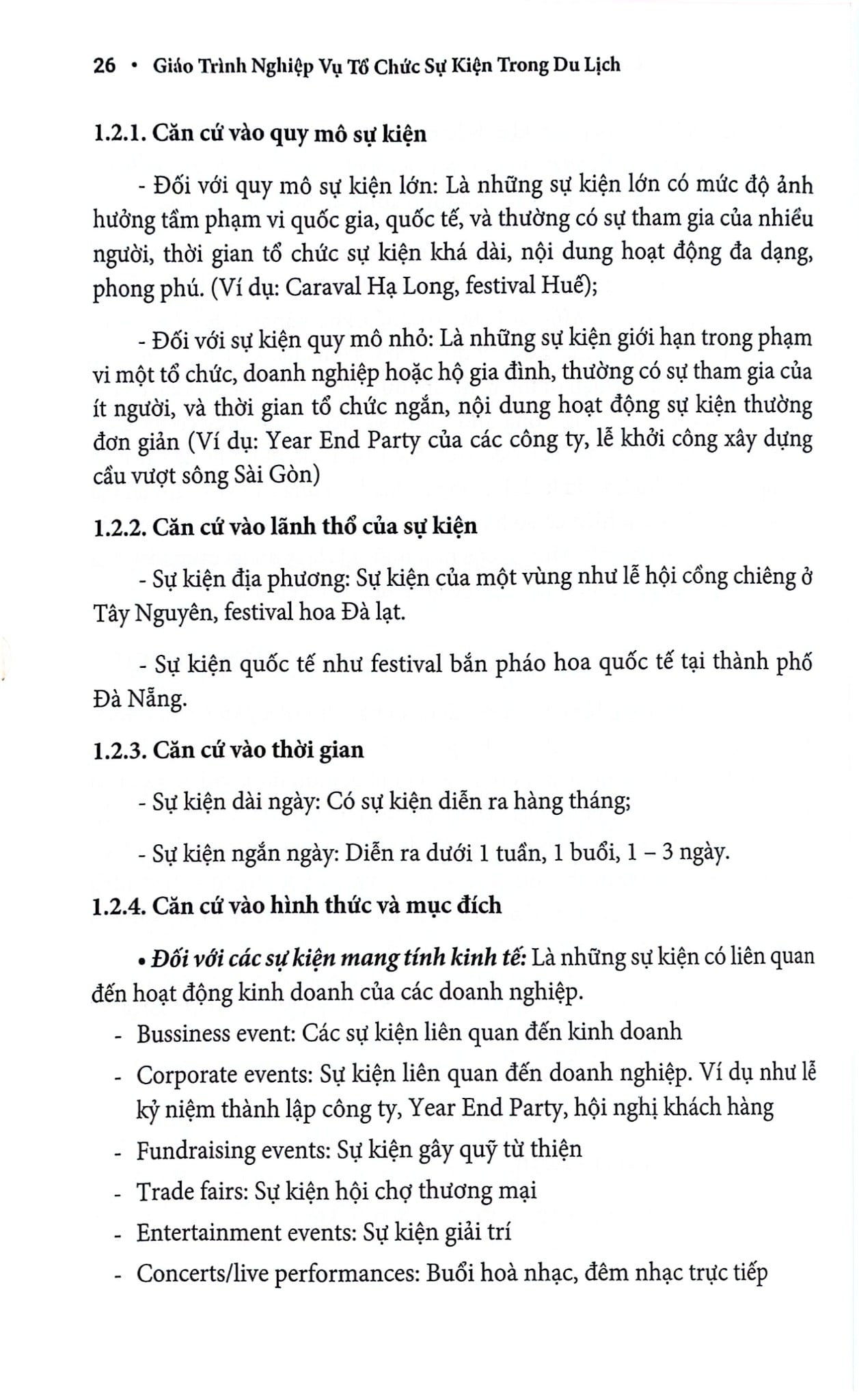 Giáo Trình Nghiệp Vụ Tổ Chức Sự Kiện Trong Du Lịch - GS.TS. Hà Nam Khánh Giao