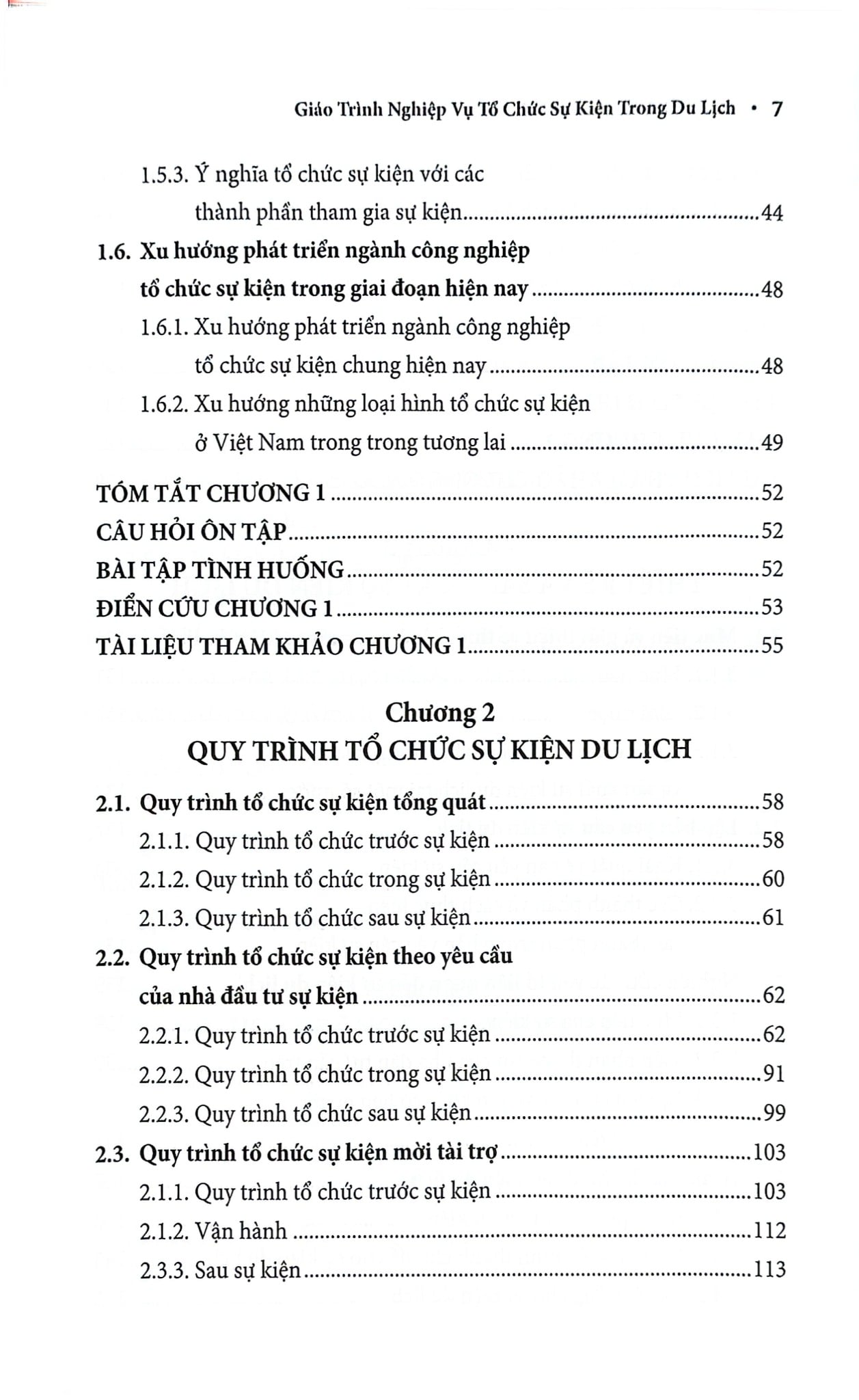 Giáo Trình Nghiệp Vụ Tổ Chức Sự Kiện Trong Du Lịch - GS.TS. Hà Nam Khánh Giao
