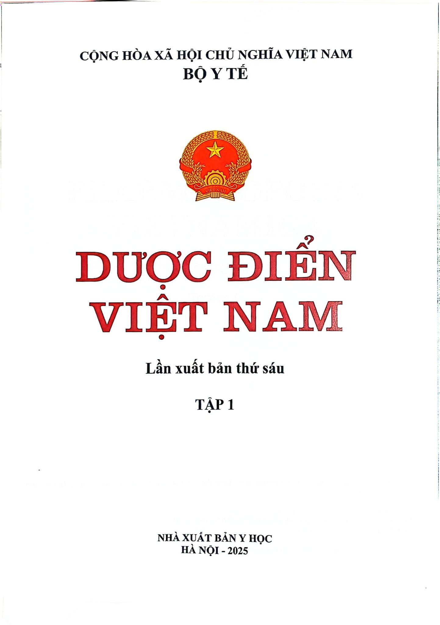 Trọn Bộ 4 Tập Dược Điển Việt Nam (Lần Xuất Bản Thứ 6) - Bộ Y Tế (Xuất Bản 2026)