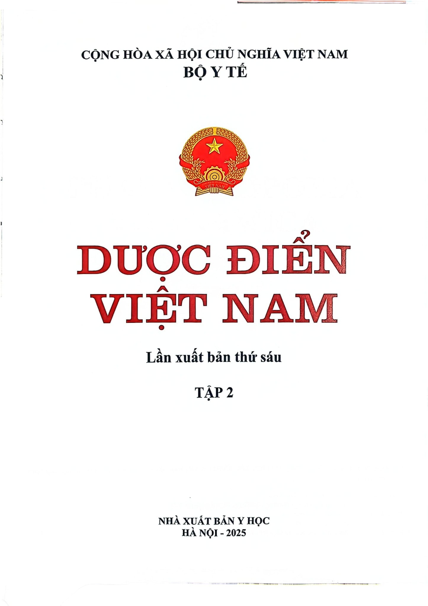 Trọn Bộ 4 Tập Dược Điển Việt Nam (Lần Xuất Bản Thứ 6) - Bộ Y Tế (Xuất Bản 2026)