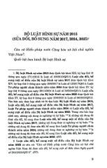 Bộ Luật Hình Sự Năm 2015 (Sửa Đổi, Bổ Sung Năm 2017, 2024, 2025 ) - Quốc hội - NXB CTQG