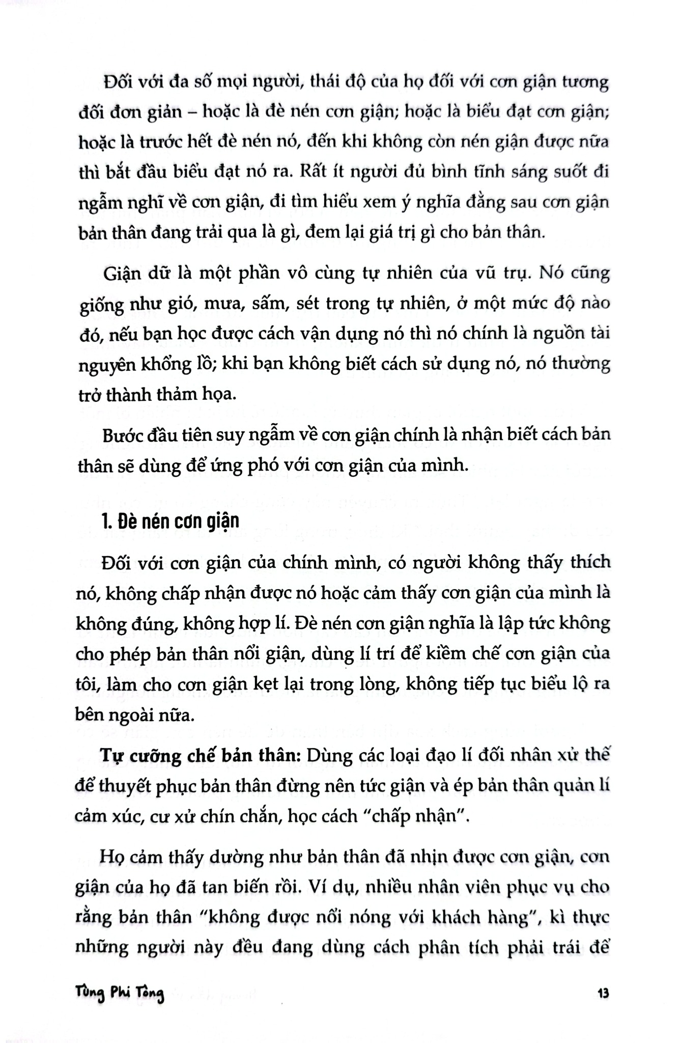 Hướng Dẫn Sử Dụng Cơn Giận - Tùng Phi Tòng