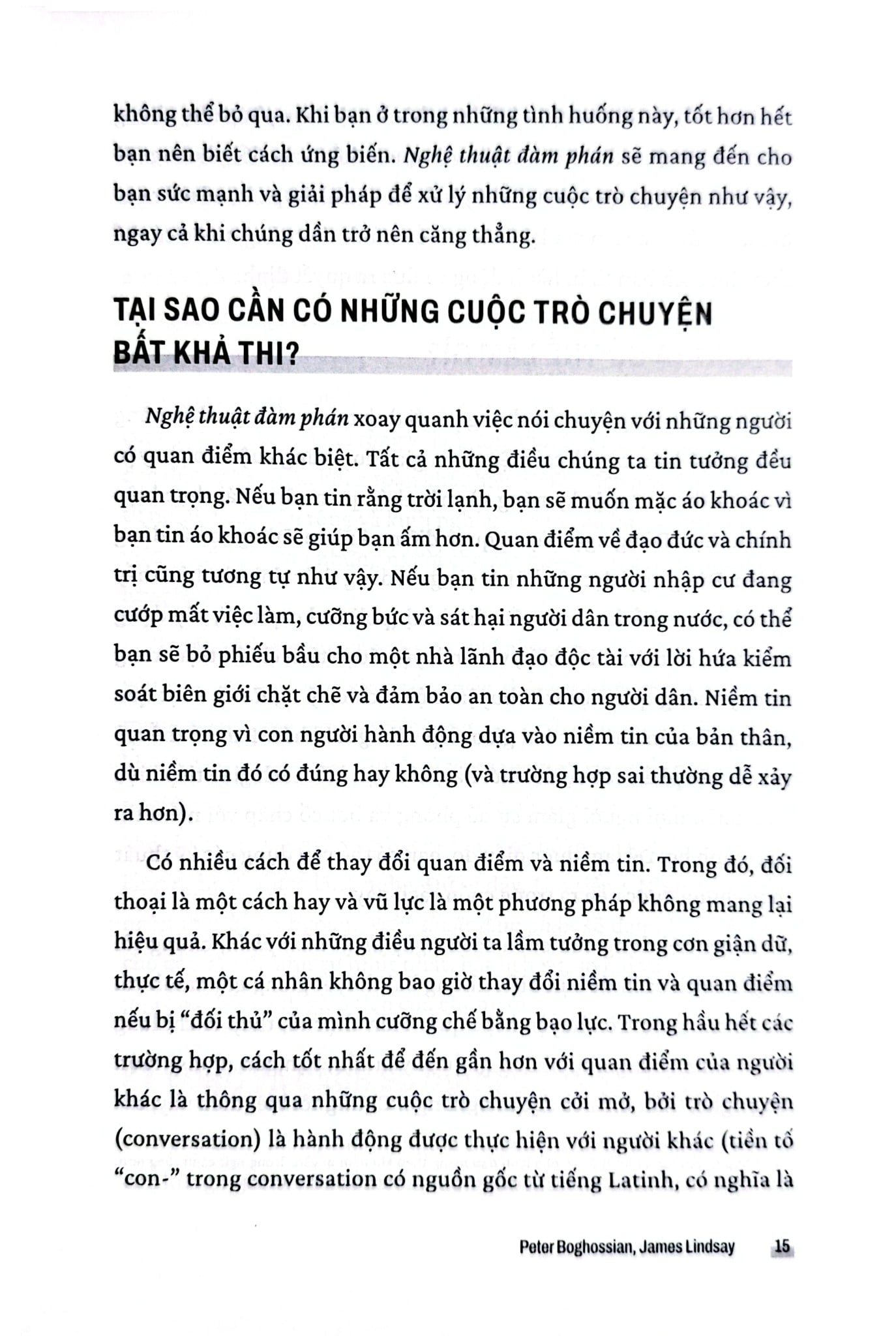 Nghệ Thuật Đàm Phán - Chiến Lược Chinh Phục Những Cuộc Trò Chuyện Bất Khả Thi - Peter Boghossian, James Lindsay