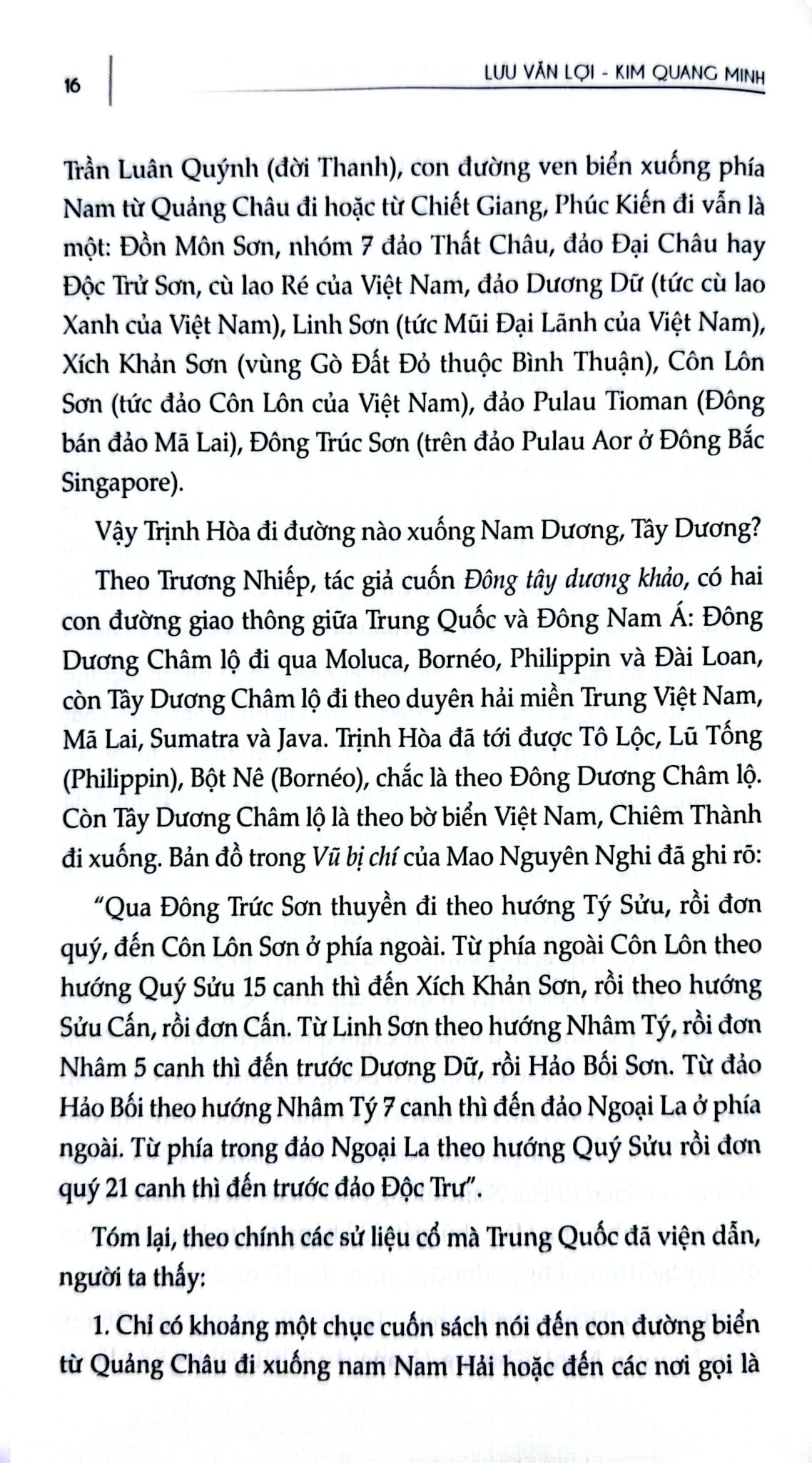Hoàng Sa, Trường Sa Trong Tâm Thức Người Việt Nam - Lưu Văn Lợi, Kim Quang Minh