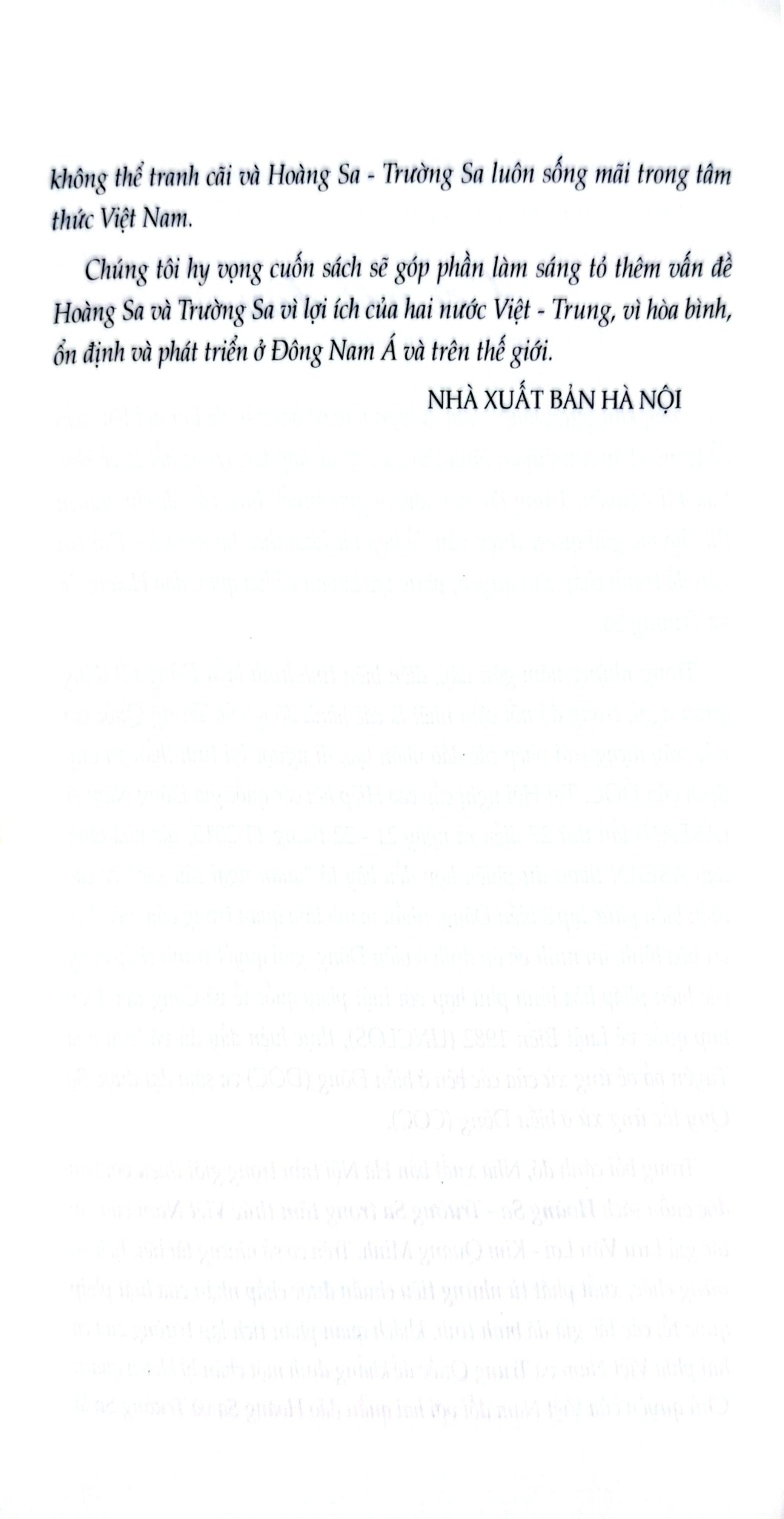 Hoàng Sa, Trường Sa Trong Tâm Thức Người Việt Nam - Lưu Văn Lợi, Kim Quang Minh