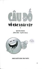 Câu Đố Về Các Loài Vật - Quang Minh