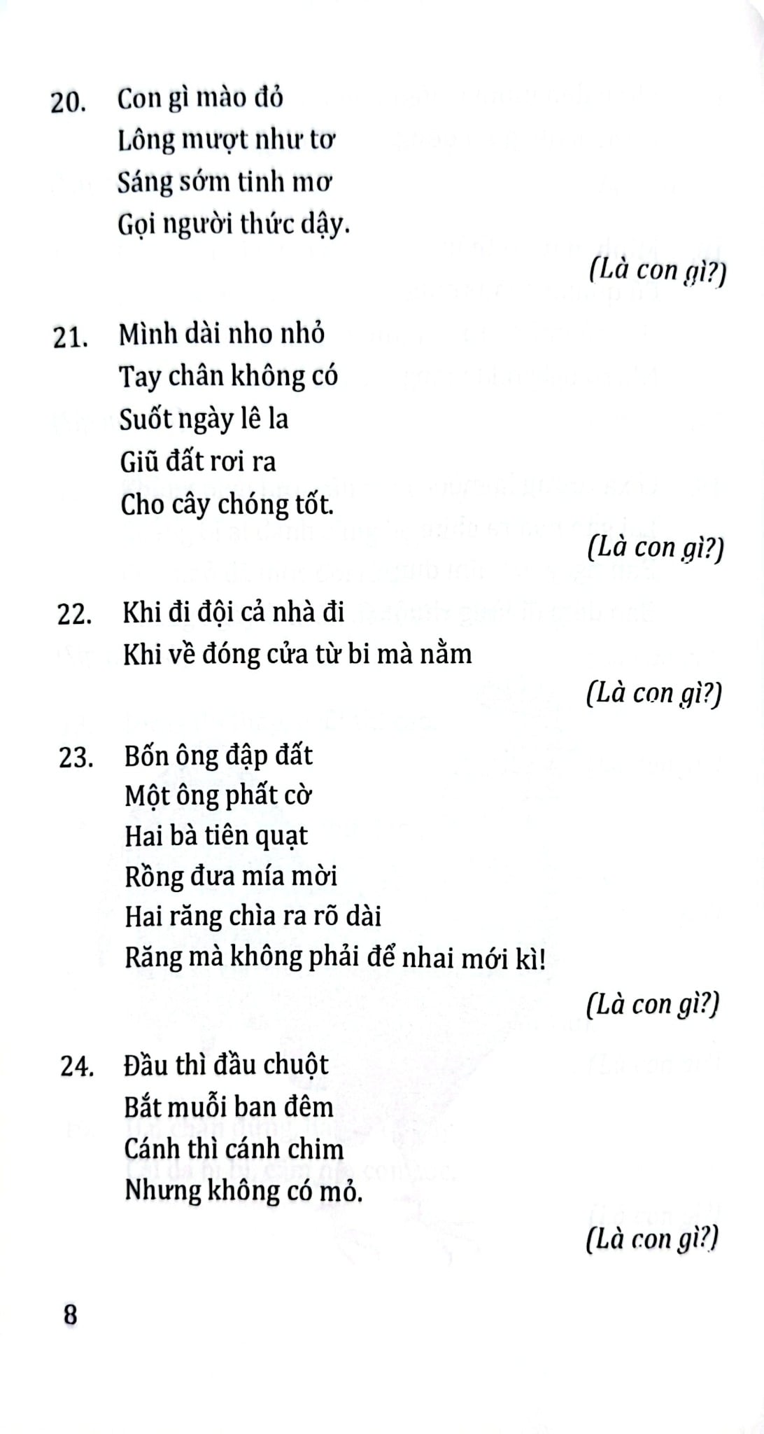 Câu Đố Về Các Loài Vật - Quang Minh