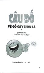 Câu Đố Về Cỏ Cây Hoa Lá - Quang Minh