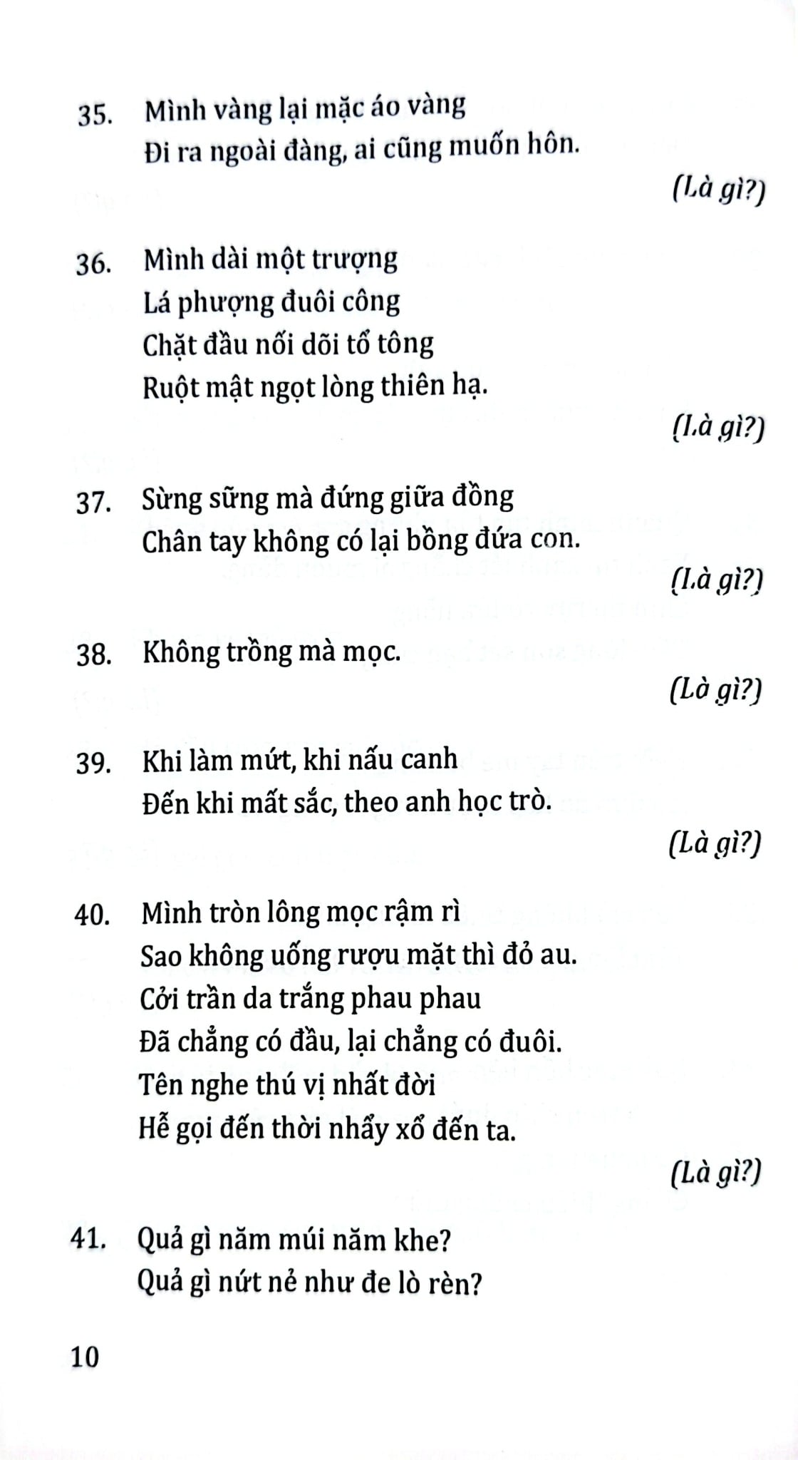 Câu Đố Về Cỏ Cây Hoa Lá - Quang Minh