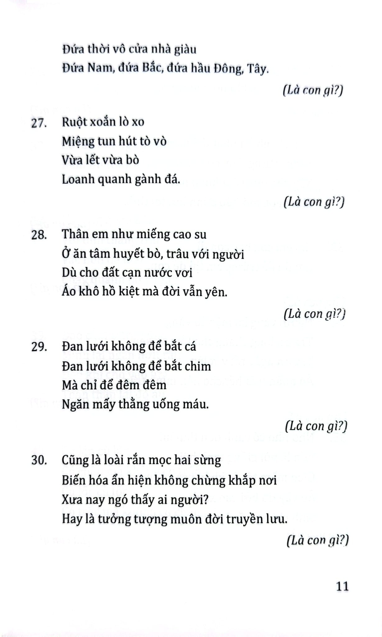 Câu Đố Thông Minh Dí Dỏm - Quang Minh