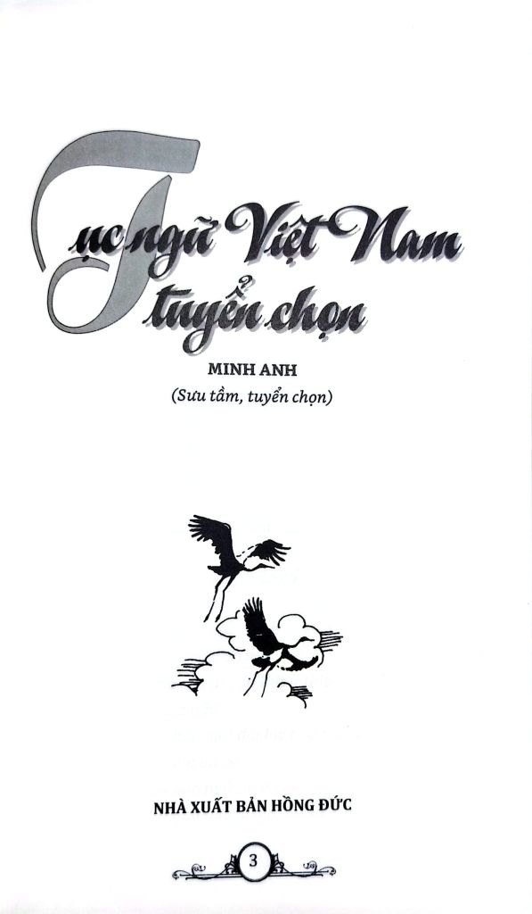 Sách Tục Ngữ Việt Nam Tuyển Chọn - Minh Anh