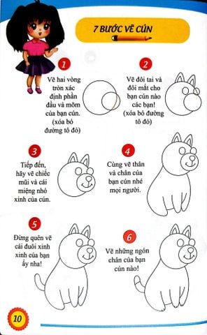  7 Bước Vẽ Động Vật Tập 1 - Hồ Anh Tuấn 