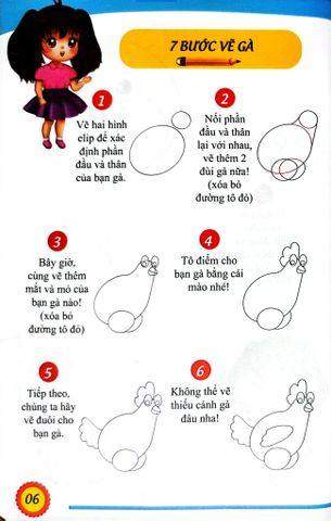  7 Bước Vẽ Động Vật Tập 1 - Hồ Anh Tuấn 