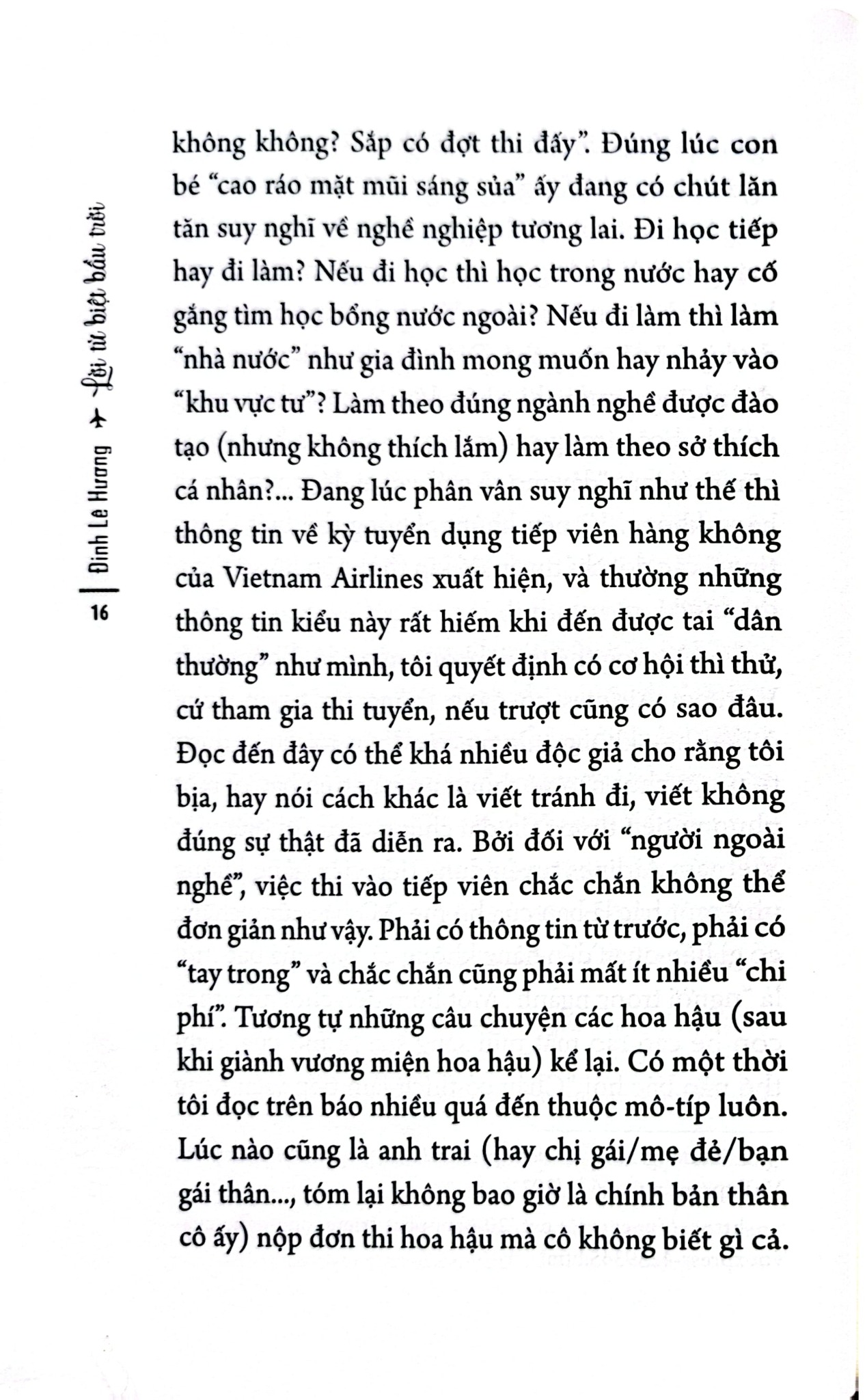 Lời Từ Biệt Bầu Trời - Đinh Lê Hương