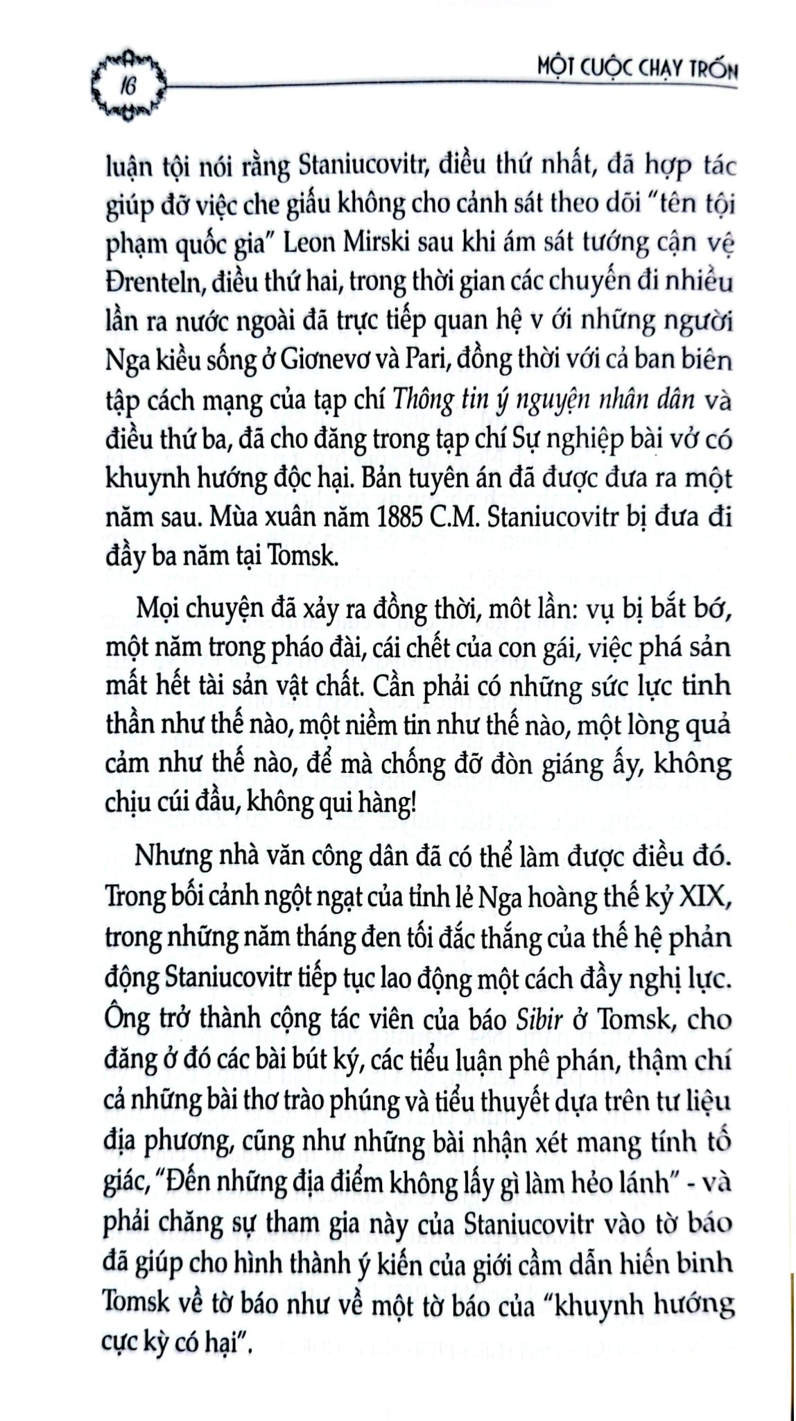 Một Cuộc Chạy Trốn - Konstantin Staniukovich