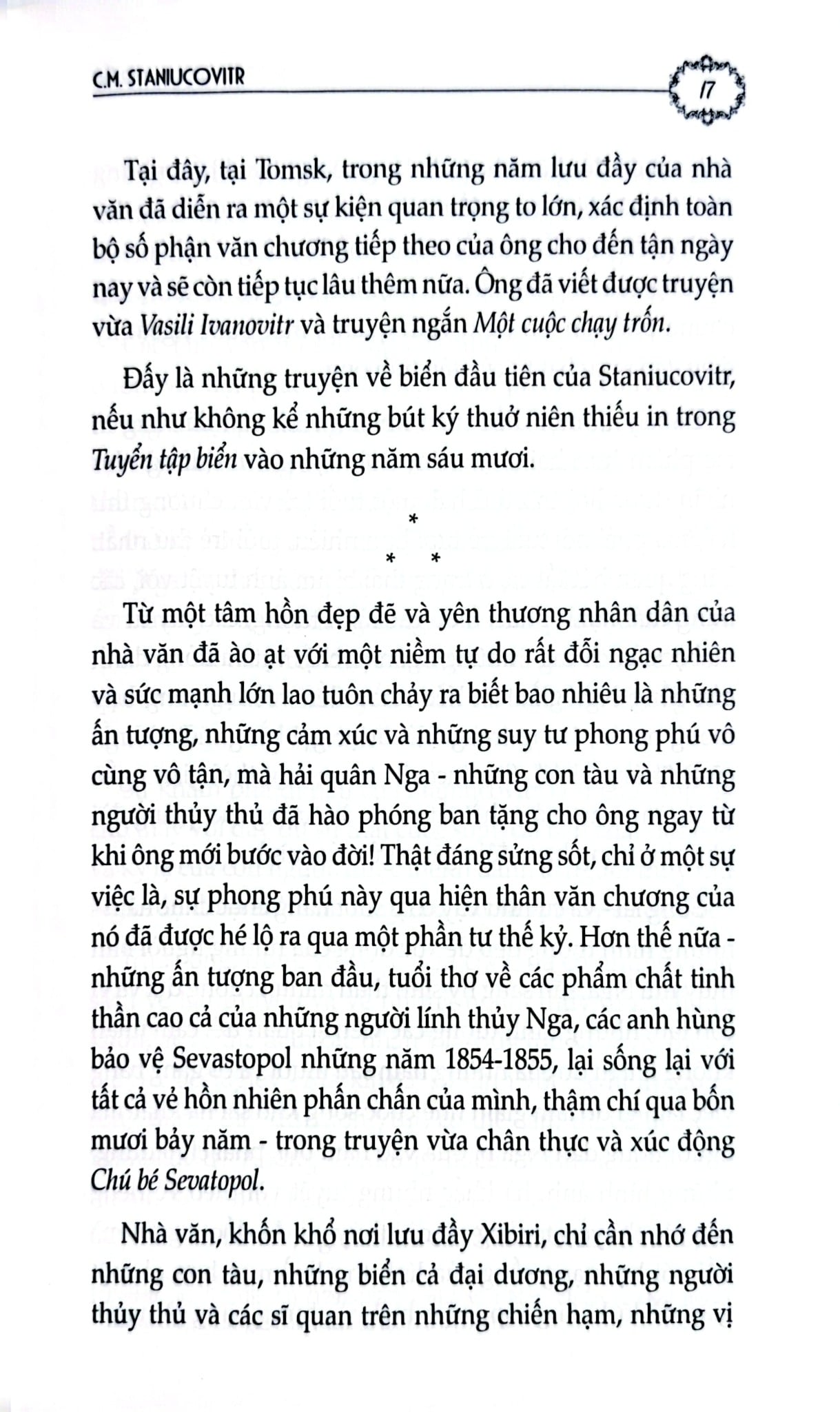 Một Cuộc Chạy Trốn - Konstantin Staniukovich
