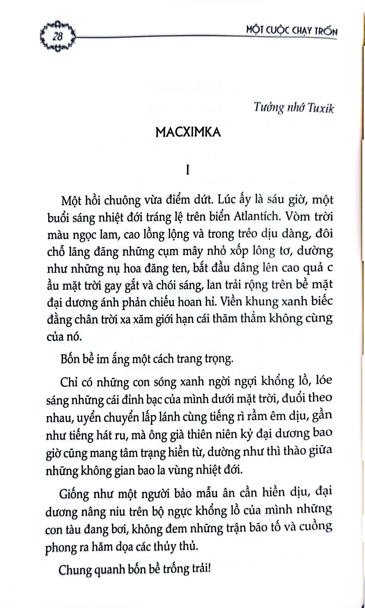 Một Cuộc Chạy Trốn - Konstantin Staniukovich