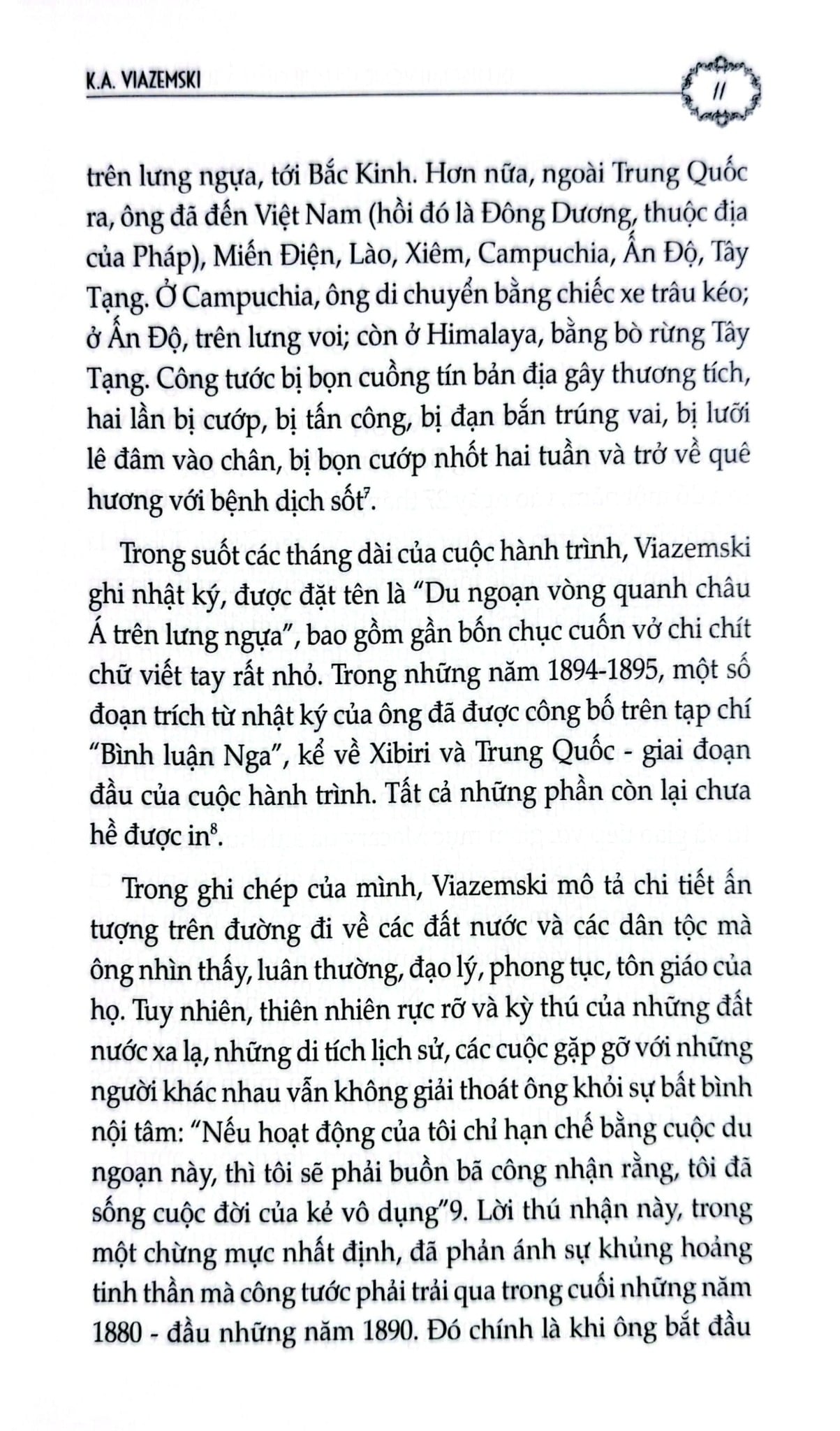 Du Ngoạn Vòng Quanh Châu Á Trên Lưng Ngựa - K.A Viazemski
