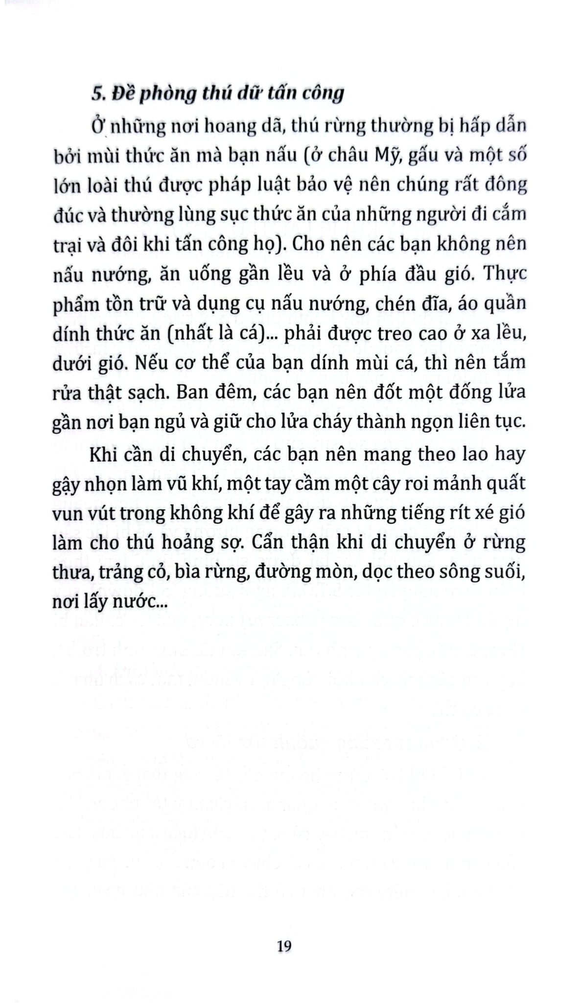 Phòng Tránh Tai Nạn Bất Ngờ - Phòng Chống Tai Nạn Khi Dã Ngoại - Mai Hương