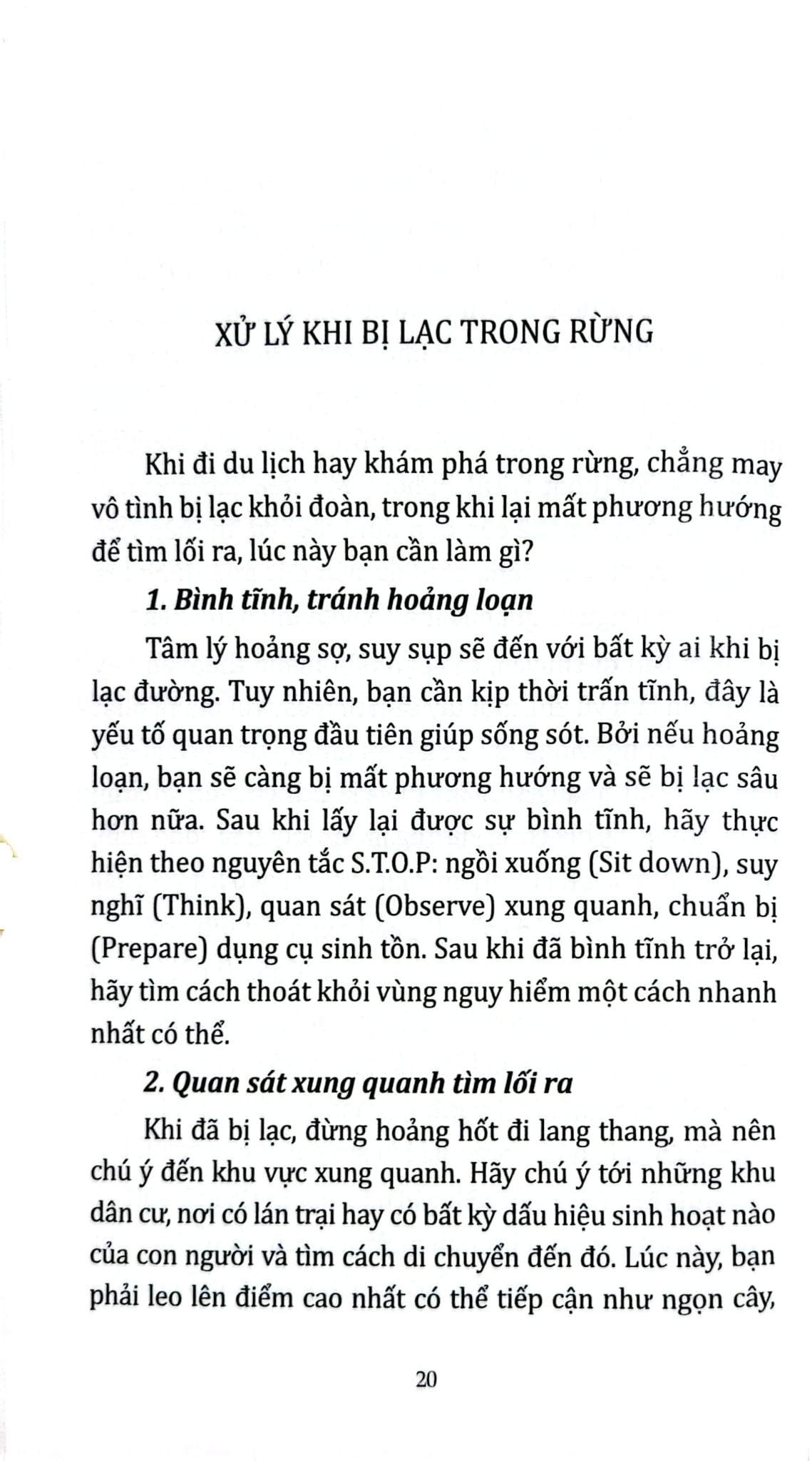 Phòng Tránh Tai Nạn Bất Ngờ - Phòng Chống Tai Nạn Khi Dã Ngoại - Mai Hương