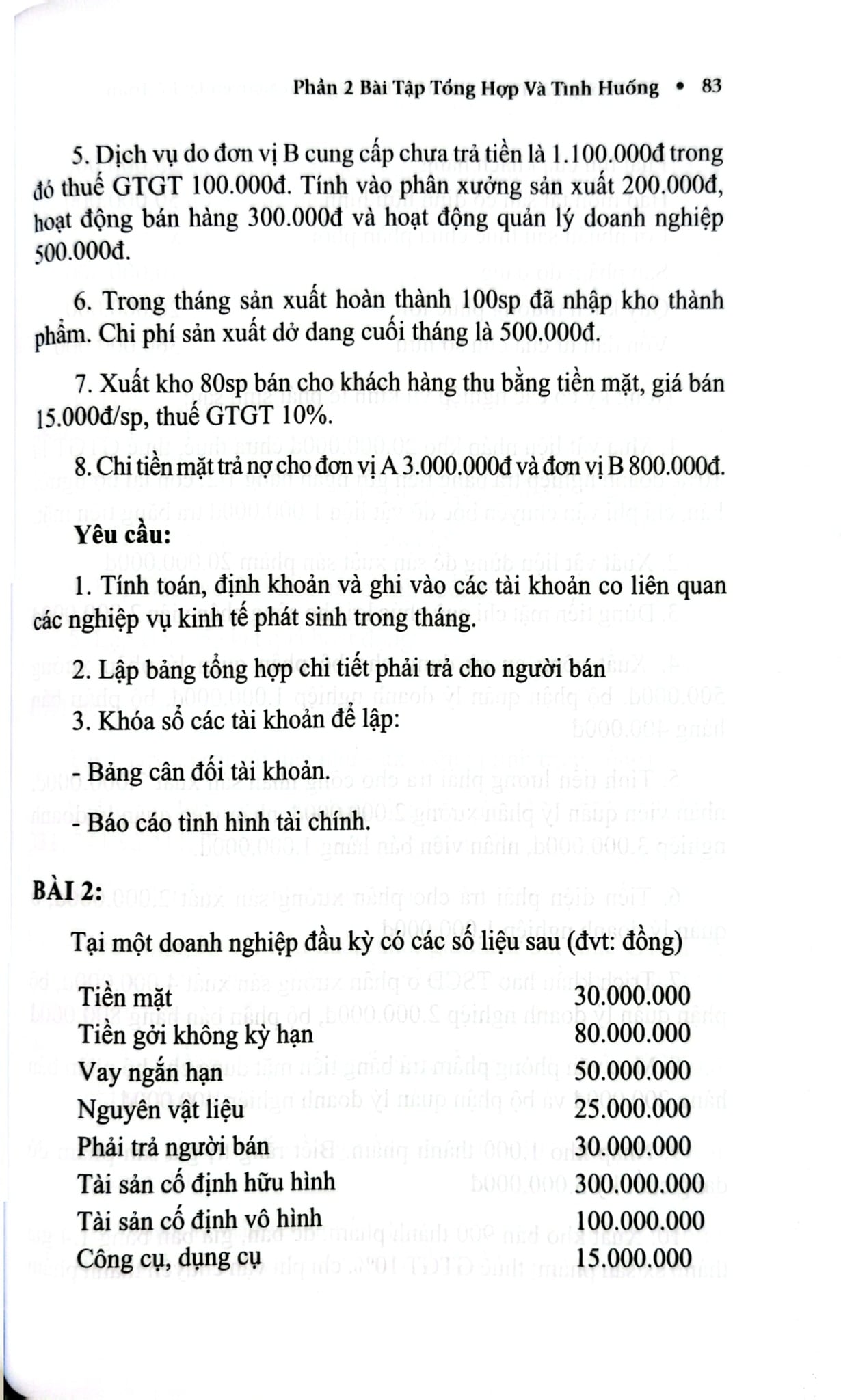 Hệ Thống Bài Tập Và Câu Hỏi Trắc Nghiệm Nguyên Lý Kế Toán (TBLT11) - (Theo Thông Tư Số 99/2025/TT-BTC) - TS. Phạm Ngọc Toàn, PGS. TS. Võ Văn Nhị
