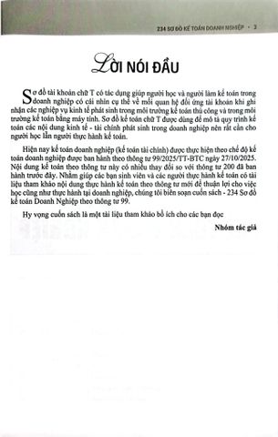 234 Sơ Đồ Kế Toán Doanh Nghiệp Hướng Dẫn Chế Độ Kế Toán Doanh Nghiệp (Theo Thông Tư Số 99/2025/TT-BTC) - PGS.TS. Võ Văn Nhị, TS. Nguyễn Thị Huyền Trâm 