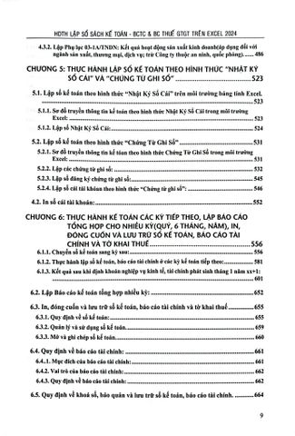  Hướng Dẫn Thực Hành Lập Sổ Sách Kế Toán Báo Cáo Tài Chính Báo Cáo Thuế GTGT Trên Excel 2024 (TBLT 13) - TS.Đặng Văn Sáng 