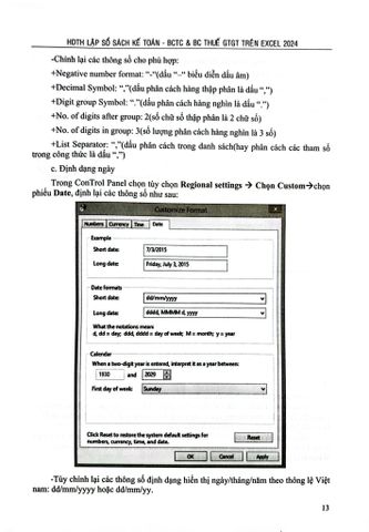  Hướng Dẫn Thực Hành Lập Sổ Sách Kế Toán Báo Cáo Tài Chính Báo Cáo Thuế GTGT Trên Excel 2024 (TBLT 13) - TS.Đặng Văn Sáng 