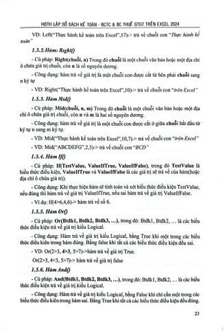  Hướng Dẫn Thực Hành Lập Sổ Sách Kế Toán Báo Cáo Tài Chính Báo Cáo Thuế GTGT Trên Excel 2024 (TBLT 13) - TS.Đặng Văn Sáng 