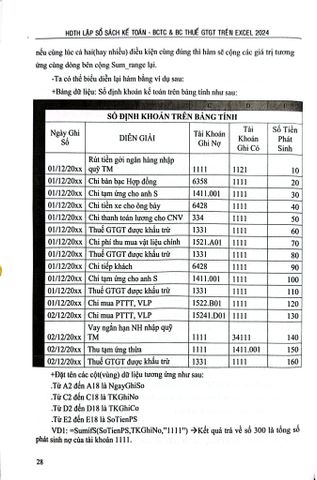  Hướng Dẫn Thực Hành Lập Sổ Sách Kế Toán Báo Cáo Tài Chính Báo Cáo Thuế GTGT Trên Excel 2024 (TBLT 13) - TS.Đặng Văn Sáng 